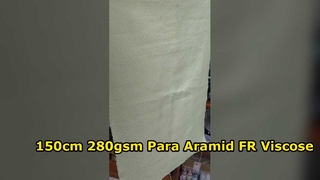 150 cm 280 g/m² Para-Aramid-FR-Viskose-Polyester-Mischgewebe für feuerfeste Arbeitskleidung