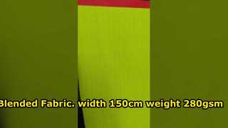 Mischgewebe. Breite 150 cm, Gewicht 280 g/m², 60 % Modacryl + 38 % Baumwolle + 2 % antistatisch
