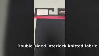 Doppelseitiger Interlock-Strickstoff (10 % PSA + 90 % Meta-Aramid, 350 g/m², 150 cm)