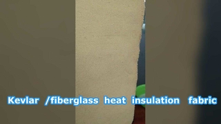Wärmeisolierendes Gewebe aus Kevlar/Glasfaser