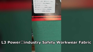 L3 Arbeitskleidungsstoff für die Energieindustrie, 170 g/m², 150 cm, leitfähige Meta-Aramid-Modacryl-Lyocell-Faser, feucht