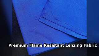 Hochwertiges Lenzing FR-Viskosegewebe, langlebig, schwer entflammbar