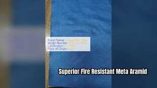Meta-Aramid-Gewebe, feuerbeständiges Hochleistungsmaterial