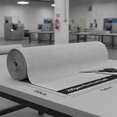 200 gm feuerfestes Gewebe mit einer Breite von 150 cm, hitzebeständiges Gewebe für die Produktion von Industriesicherheits- und Schutzkleidung