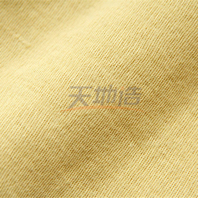 100% Para Aramid rohes Gelb Gewebe-220gsm für Handschuh-Antischnitt-Antistoß
