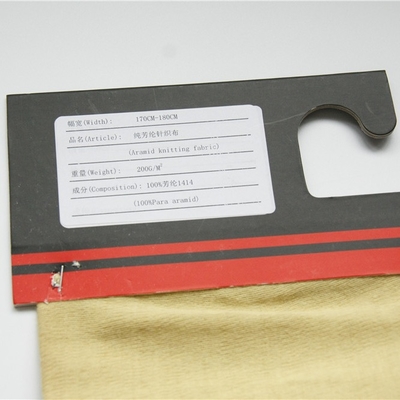 Antischnitt und feuerbeständige Stärke Para Aramid Maschenware-0.8mm