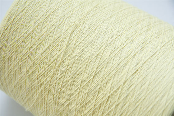 66 TEX Para Aramid Fiber Yarn rohes gelbes Ne18/2 für geschnittene beständige Handschuhe