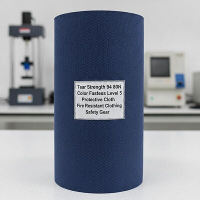 Rissfestigkeit 94 80N Meta-Aramid-Gewebe Farbfestheit Stufe 5 Schutzbekleidung geeignet für feuerfeste Kleidung und Sicherheitsgeräte