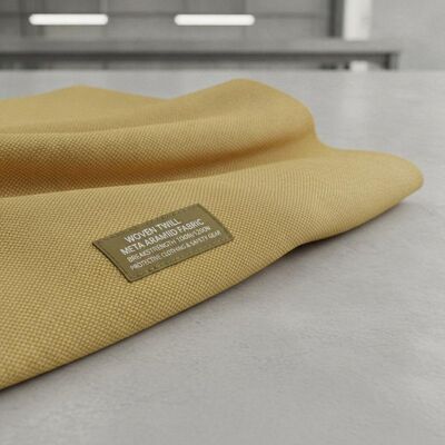 Gewebter Twill Meta Aramid Stoff 220gsm mit Bruchfestigkeit 1000N 1200N Ideal für Schutzkleidung und Sicherheitsgeräte