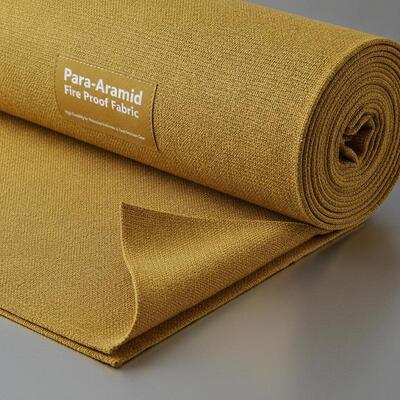 Para-Aramid-Gewebe Feuerfest Gewebe mit hoher Flexibilität geeignet für Schutzanzüge und hitzebeständige Ausrüstung