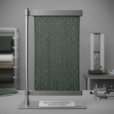 600D flammhemmendes Aramid-Netzgewebe mit hoher Zugfestigkeit für Schutzkleidung