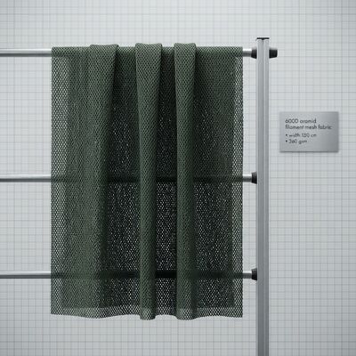 600D flammhemmendes Aramid-Netzgewebe mit hoher Zugfestigkeit für Schutzkleidung
