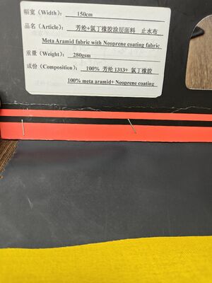 Meta-Aramid-Gewebe mit Neoprenbeschichtung - Permanent flammhemmend, hochtemperaturbeständig und ausgezeichnete wasserdichte Leistung