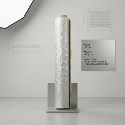 Aluminiumfolien-Meta-Aramid-Gewebe mit Hitzebeständigkeit, Flammhemmung und kundenspezifischer Länge