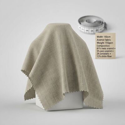 Flammhemmendes, antistatisches Meta-Aramid-Gewebe mit Chitinfasern für Schutzkleidung