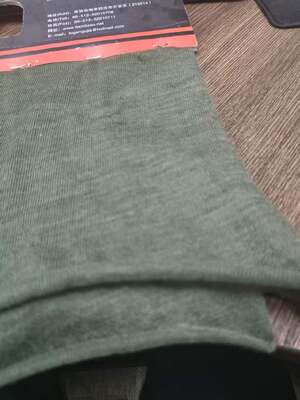 50 gsm Dope-dyed Green Self-extinguishing Meta Aramid Knitting Fabric for Protective Clothing