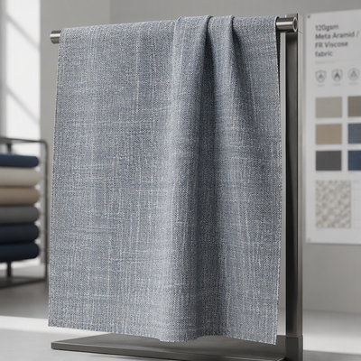 120gsm Meta Aramid Fabric Permanent Flame Retardant Heat Resistant FR Viscose Blended Fabric
