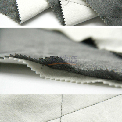 Meta- Aramid-Gewebe Grey With Aramid Felt 200gsm für Feuerbekämpfungs-Kleidungs-Futter