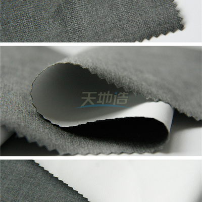 Grey Meta Aramid Fiber Cloth mit PTFE 150gsm für Feuerbekämpfungs-Kleidungs-Futter