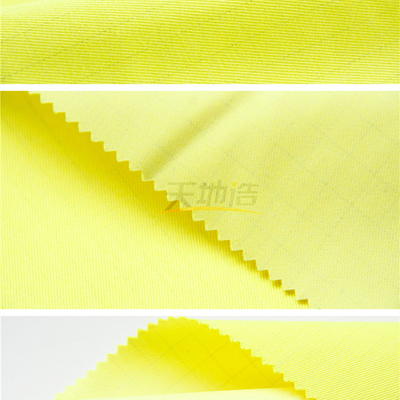 280gsm Modacrylgewebe Fluorescrnt gelbes Ne24/2 En11612