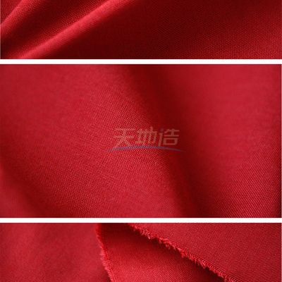 Rotes dickflüssiges Gewebe 240gsm Aramid für Schutzkleidung