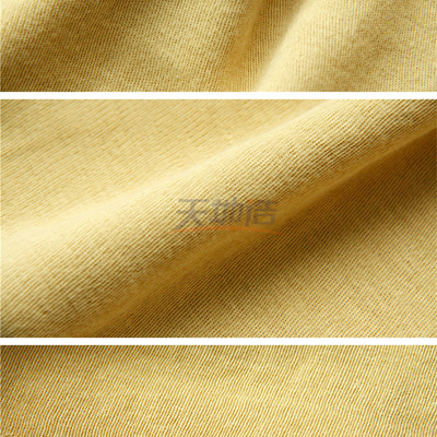 100% Para Aramid rohes Gelb Gewebe-220gsm für Handschuh-Antischnitt-Antistoß
