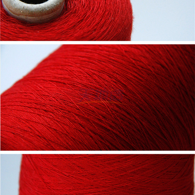 Rotes Meta- Aramid mischte Garn Ne33/2 für Öl-chemische Schutzkleidung