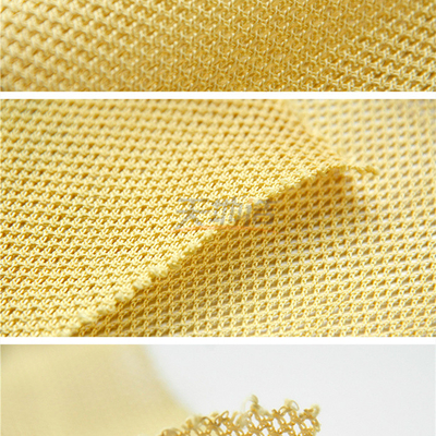 Faden 100% Para Aramid Mesh Cloth Raw Yellow For verstärkte Skelett