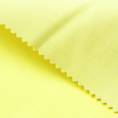 Modacrylantistatisches Gewebe-Leuchtstoffgelb der baumwolle300gsm für Schutzkleidung