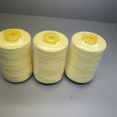 90 TEX Para Aramid Raw Yellow Nähgarn für das Nähen von Ne20/3