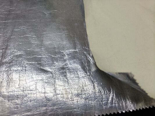 Flammhemmendes Aluminiumfolienbeschichtetes Aramidgelege 180 g/m² mit 150 cm Breite