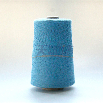 Ne33/2 Meta- Aramid mischte Garn-Himmel-Blau für Öl-Chemikalie