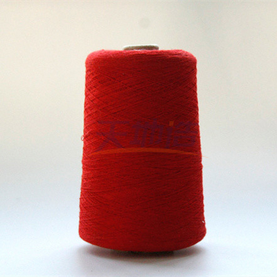 Rotes Meta- Aramid mischte Garn Ne33/2 für Öl-chemische Schutzkleidung
